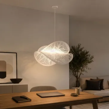 Grande suspension blanche...