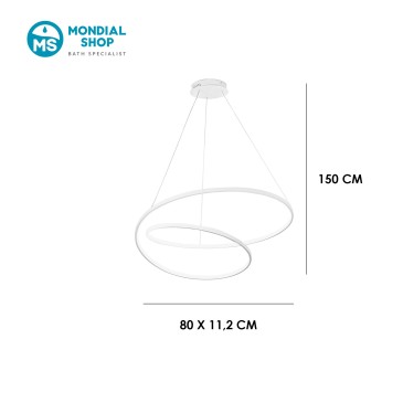 60-W-LED-Pendelleuchte, linear, 3 Varianten | Mondialshop