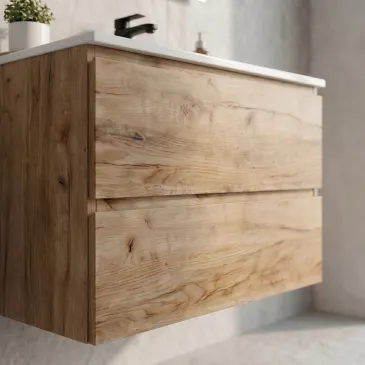 Mobile bagno sospeso rovere...