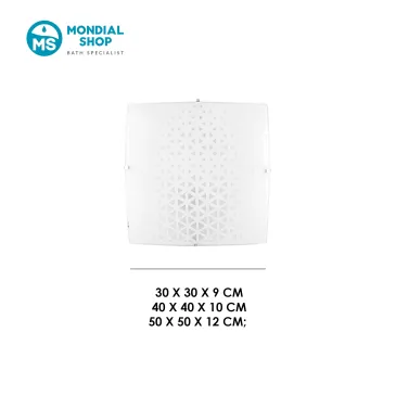 Weiße Deckenleuchte mit 2, 3 oder 4 E27-Glühbirnen | Mondialshop
