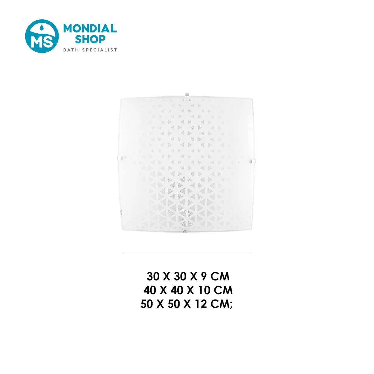 Plafonnier blanc avec 2, 3 ou 4 ampoules E27 | Mondialshop