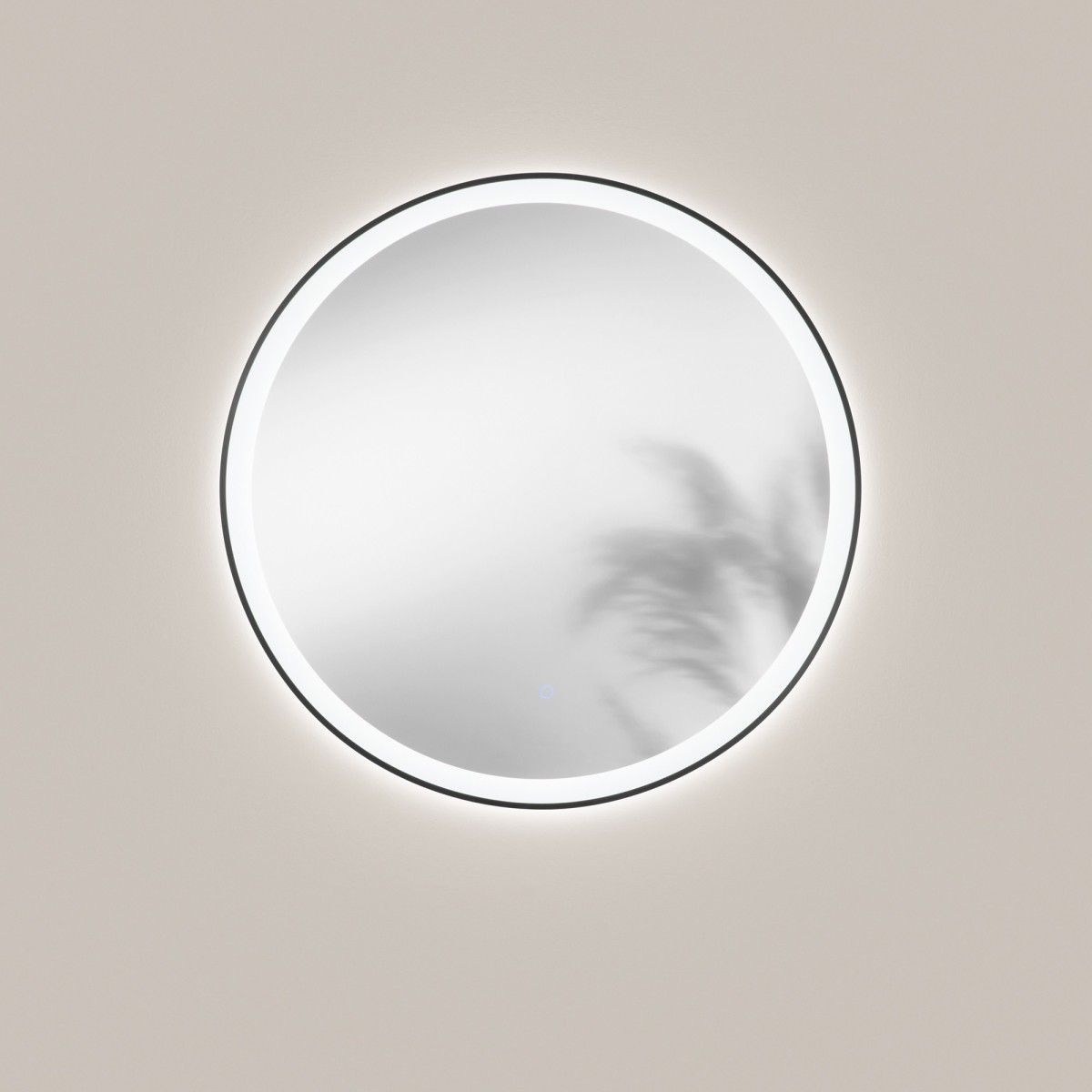Specchio Tondo LED Oro o Nero Touch CCT | Mondialshop