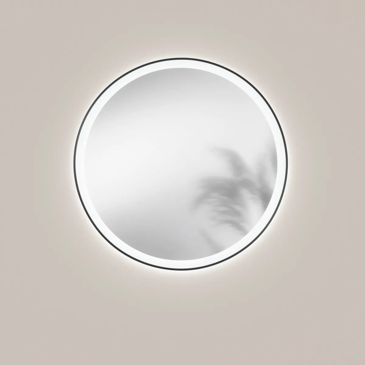 Specchio Tondo LED Oro o Nero Touch CCT | Mondialshop