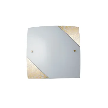 Plafoniera Quadrata Decoro Oro o Argento | Mondialshop