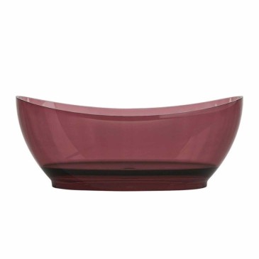 Vasca free standing traslucida bordeaux 170x78 SINFONIA