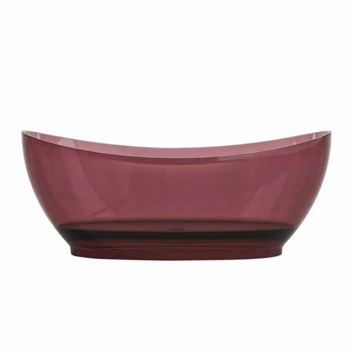 Baignoire îlot SINFONIA 170x78 couleur bordeaux translucide
