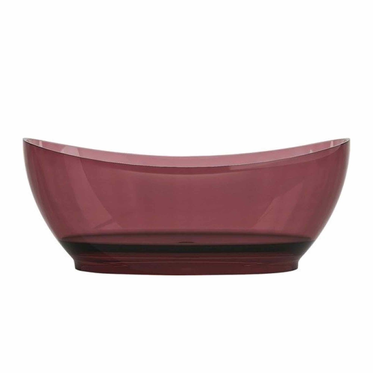 Vasca free standing traslucida bordeaux 170x78 SINFONIA