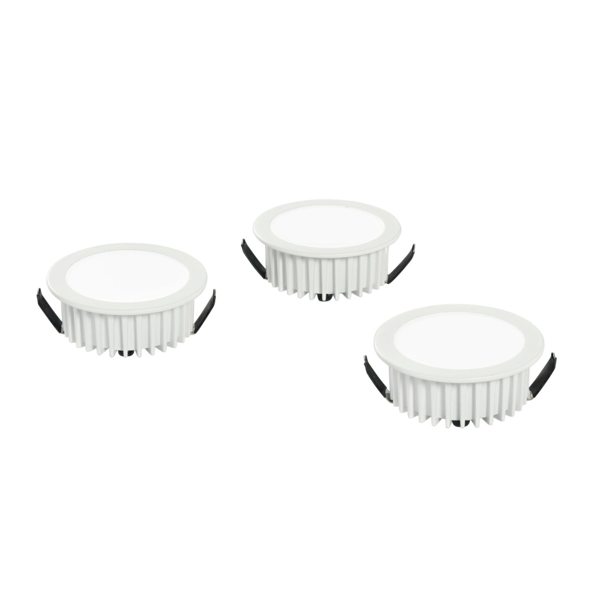Spots encastrés LED 10 W en aluminium | Mondialshop