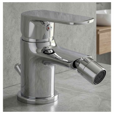 Mélangeur de bidet à 1 levier Funky Chrome