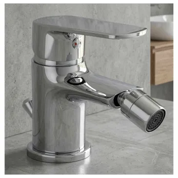 Mélangeur de bidet à 1 levier Funky Chrome