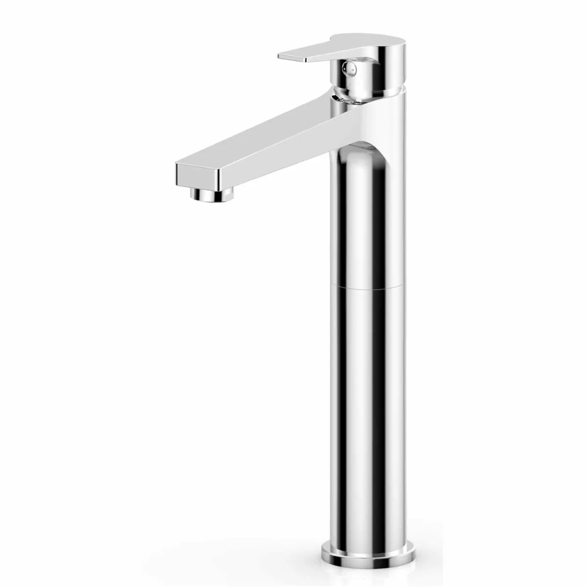 Hochauslauf-Armatur für Aufsatzwaschbecken, Chrom, SERIE MIO