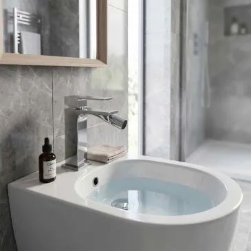 Sparsamer quadratischer Bidet-Wasserhahn im TBOL-Design