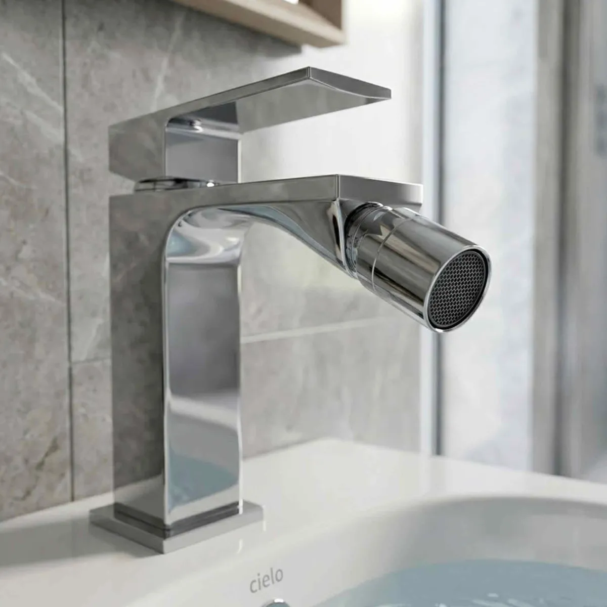 Sparsamer quadratischer Bidet-Wasserhahn im TBOL-Design