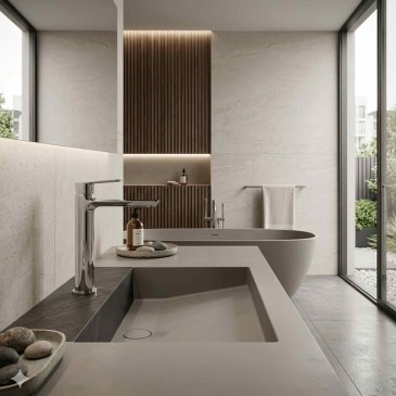 Miscelatore canna alta lavabo monocomando di design Funky