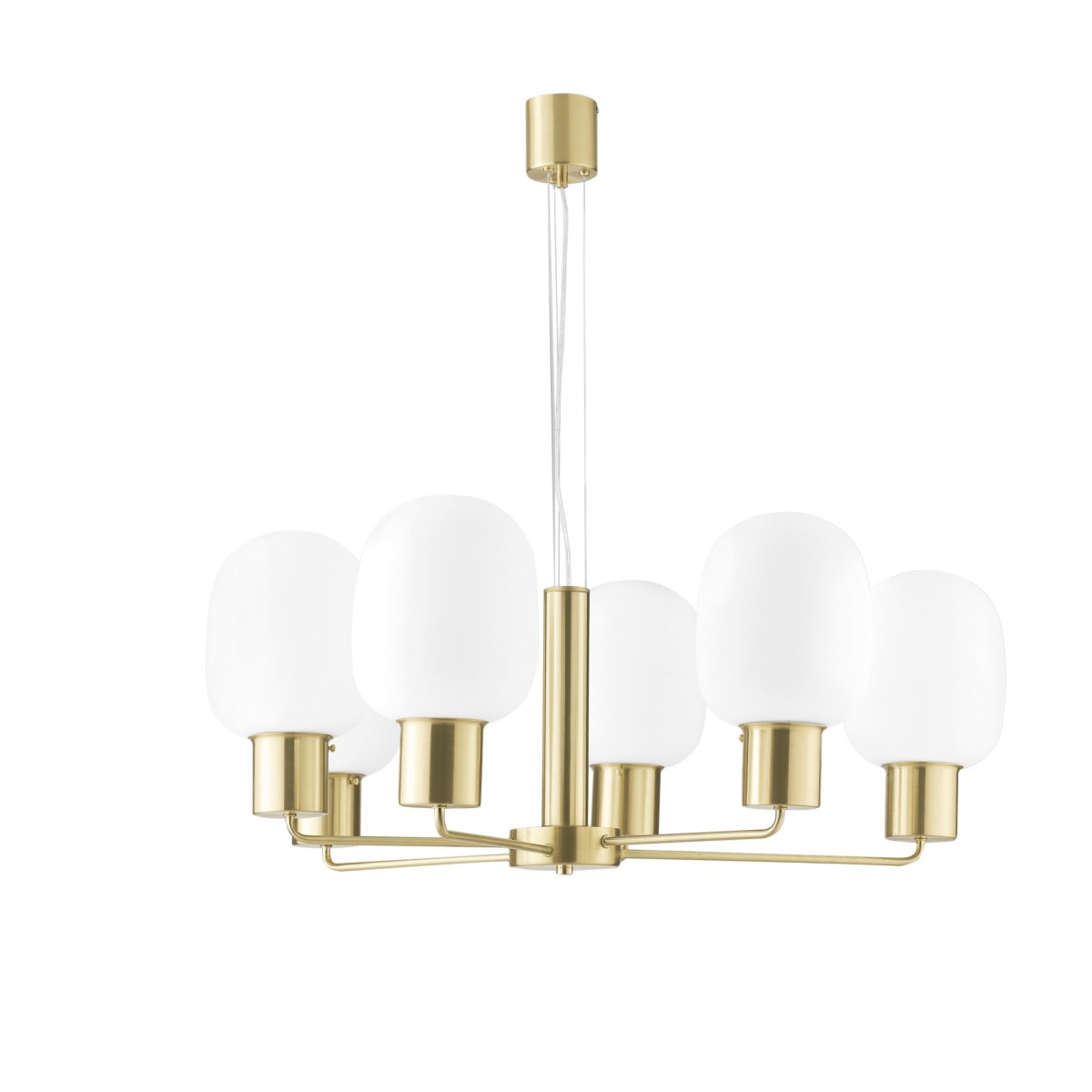 Sospensione Grande Oro o Cromo 6xE27 | Mondialshop