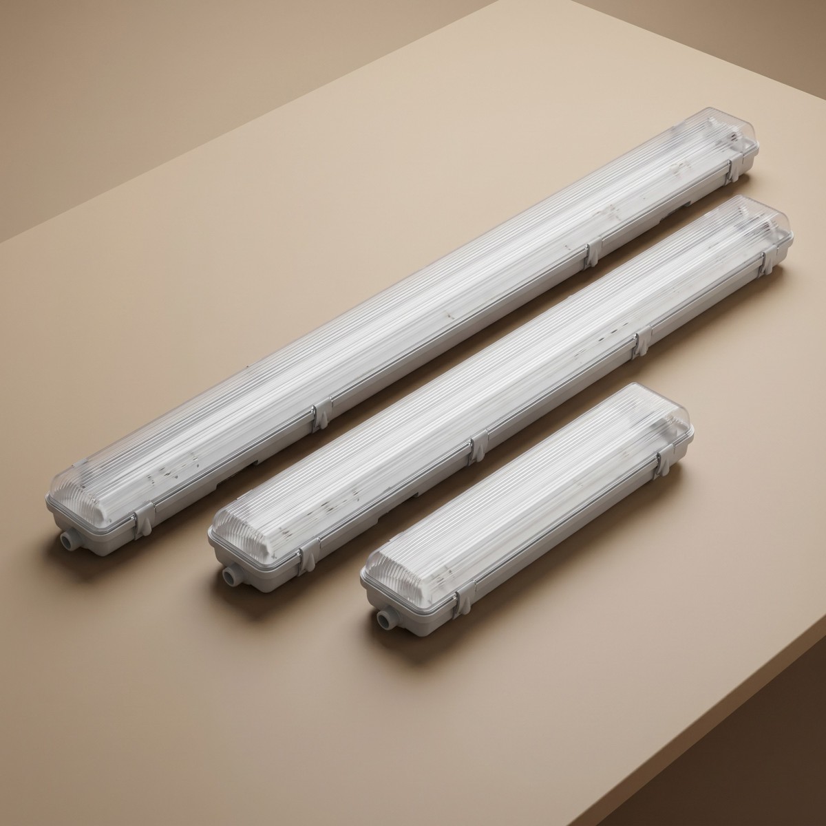 Lineare LED-Deckenleuchte für Garagen und Werkstätten |...