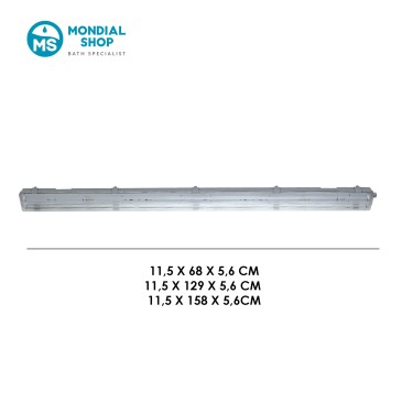 Lineare LED-Deckenleuchte für Garagen und Werkstätten | Mondialshop