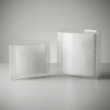 Plafonnier carré à rayures blanches E27 | Mondialshop