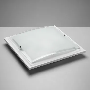 Plafoniera moderna Bianca 2xE27 Lampada da soffitto universale Per camere e uffici