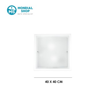 Plafoniera Moderna Bianca 2xE27 | Mondialshop