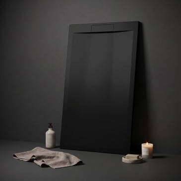 Piatto Doccia Nero Resina Minerale | ZEN