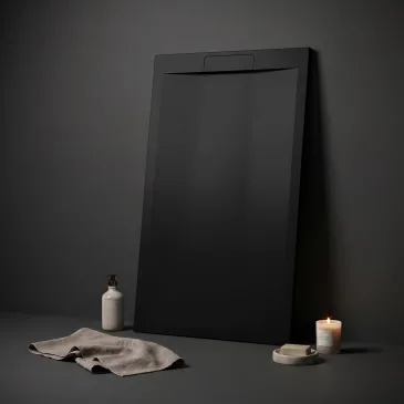Piatto Doccia Nero Resina Minerale | ZEN