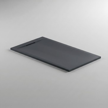 Receveur De Douche Anthracite Résine Minérale Gris Foncé | Vincent