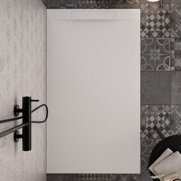 Receveur De Douche Blanc Résine Minérale | Vincent