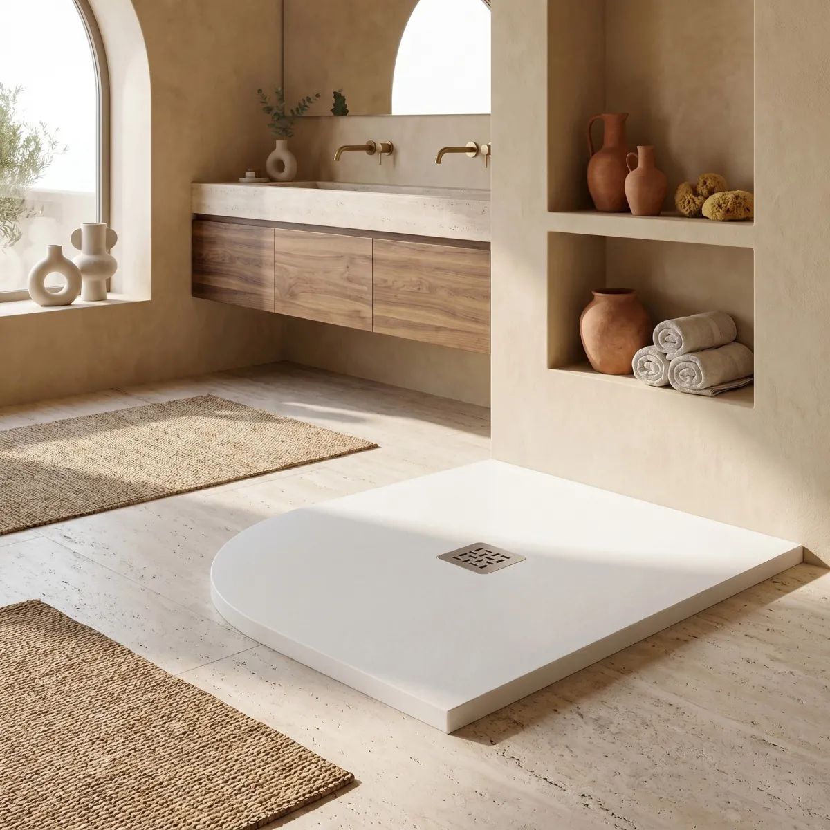 Piatto Doccia Semicircolare KRONOS PRO 80X80 90X90...