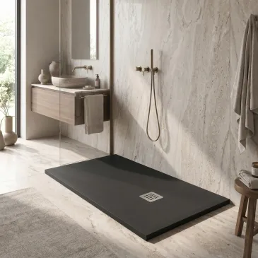 Piatto Doccia KRONOS PRO 3cm Marmoresina Nero