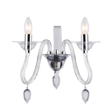Applique murale en cristal avec 3 variantes E14 | Mondialshop