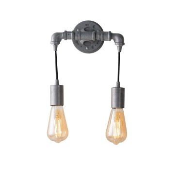 Applique murale rustique en métal rouillé ou galvanisé | Mondialshop