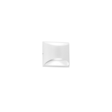 Applique murale extérieure LED 7 W. Convient aux façades et aux entrées. Double éclairage. Disponible en noir ou blanc.