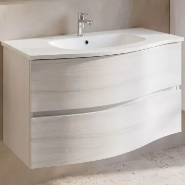 Mobile bagno sospeso bianco in offerta