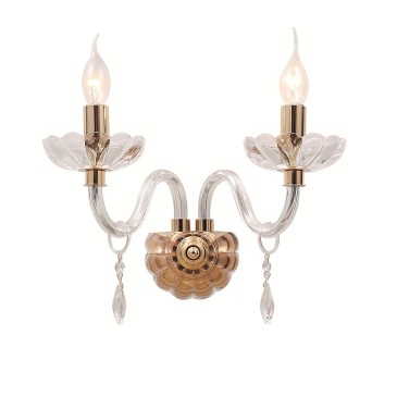 Applique Classica 2 Bracci Oro o Cromo | Mondialshop