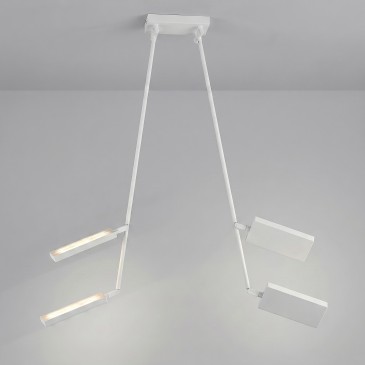 2x17W LED-Deckenleuchte mit verstellbaren Strahlern | Mondialshop