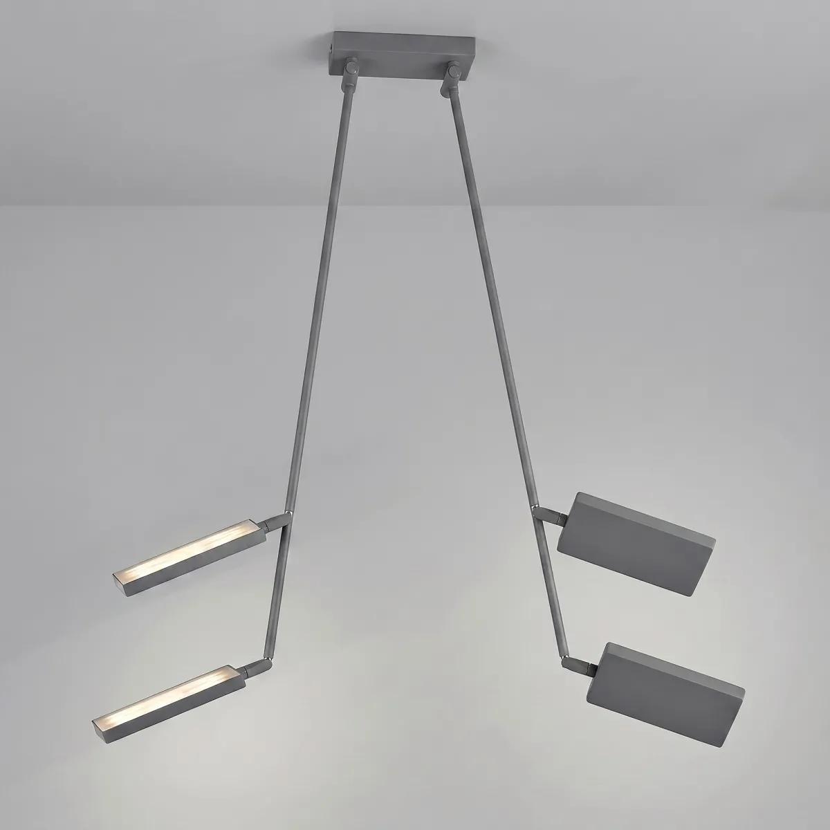 2x17W LED-Deckenleuchte mit verstellbaren Strahlern |...