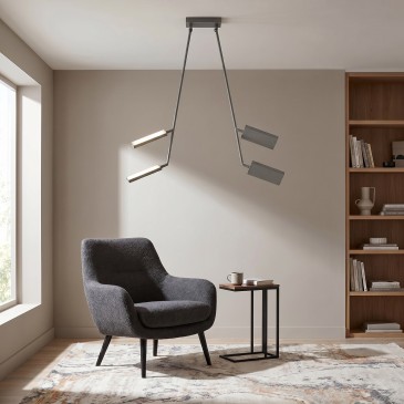 2x17W LED-Deckenleuchte mit verstellbaren Strahlern | Mondialshop