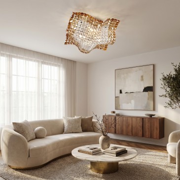 Plafoniera Moderna a Onda...