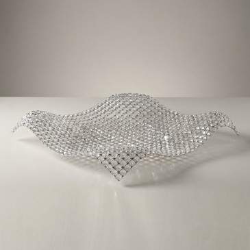 Lampada da Soffitto Per camerette e zone living a Onda con Cristalli pregiati K9 Design luxury 9XG9