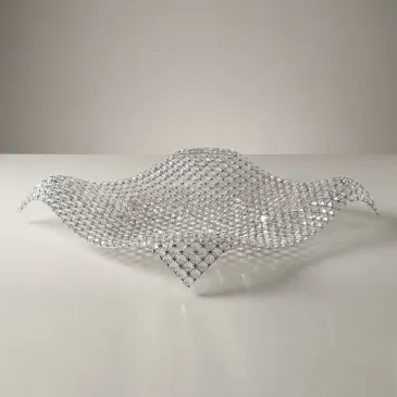 Plafonnier Wave avec 9 cristaux K9 G9 | Mondialshop