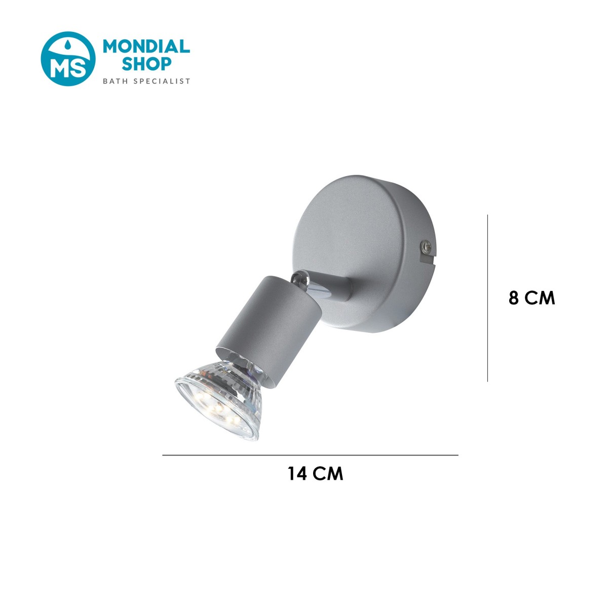 Spotlight LED Incasso 3W Orientabile | Mondialshop