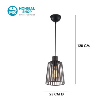 Vintage E27 Käfig-Pendelleuchte | Mondialshop