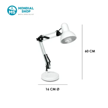 Flexible E27-Schreibtischlampe | Mondialshop