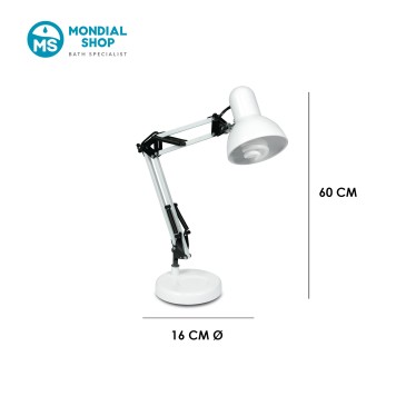 Lampe de bureau flexible E27 | Mondialshop