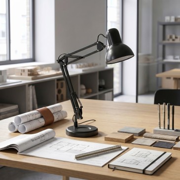 Flexible E27-Schreibtischlampe | Mondialshop