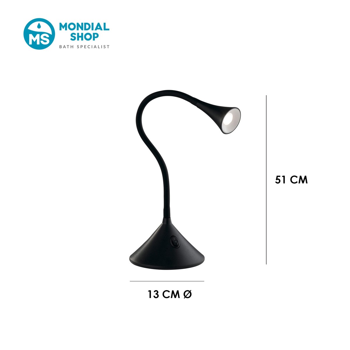 Lampe de chevet LED flexible | Mondialshop