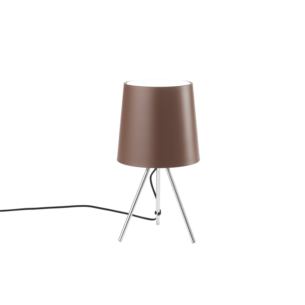 E14 Aluminium-Dreibeintischleuchte | Mondialshop