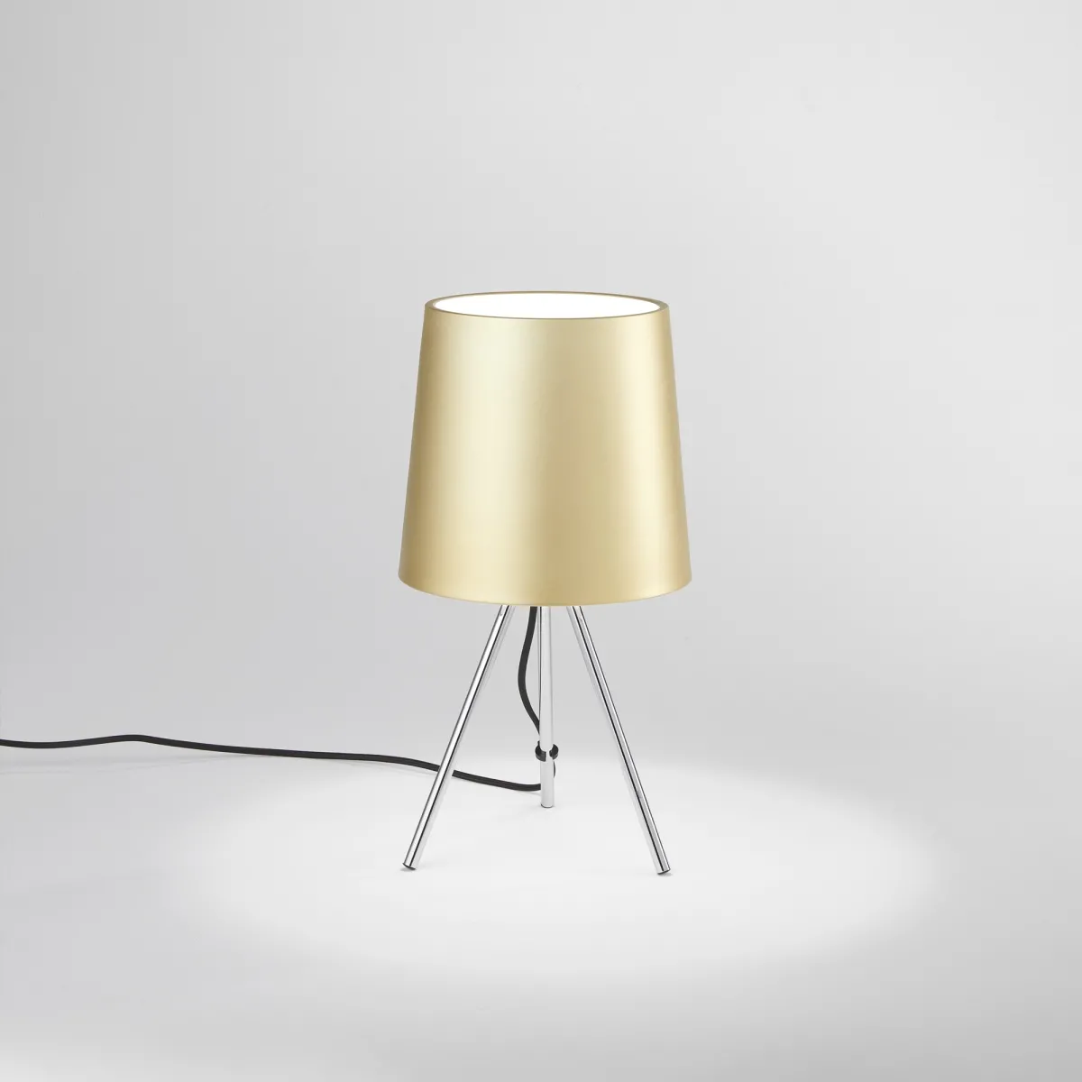 E14 Aluminium-Dreibeintischleuchte | Mondialshop