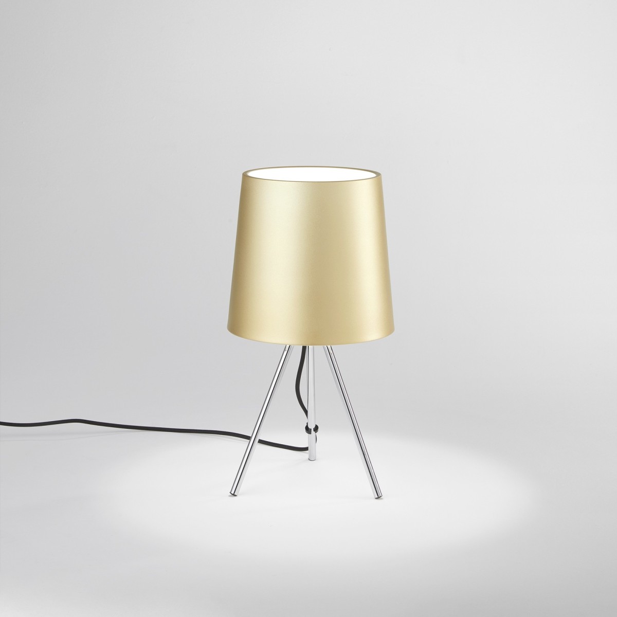 E14 Aluminium-Dreibeintischleuchte | Mondialshop